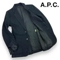 美品 A.P.C アーペーセー 2B デニム テーラードジャケット サイズS
