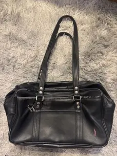 Eastboy スクールバッグ ブラック　ピンクロゴ