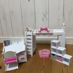 リカちゃん ロフトベッド デスクセット 家具 小物
