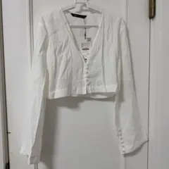 ZARA ザラ ショート丈シャツ XS