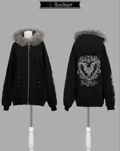 新品 DimMoire Exposed Spineニットブルゾン ブラック ACRO TOKYO][DimMoire] Exposed Spine Knit Blouson