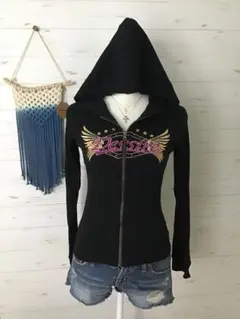 Y2K グランジ 平成ギャル ダークコア パンク お兄系 パーカー