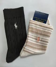 POLO RALPH LAUREN レディース ソックス 2足セット