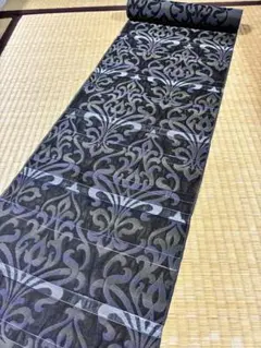 訳あり！素敵な装い　西陣全通名古屋帯　綿芯仕立付 コプト柄　二色段