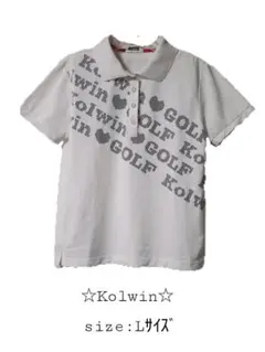 Kolwin ポロシャツ　レディース　Lサイズ　ゴルフ