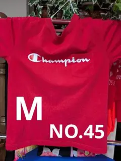 Champion チャンピオン ポケットTシャツ レッド M