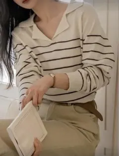 【Dazy】　新品　ポロニットセーター