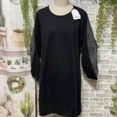 ☆fu-ai スエットチュニック　袖刺繍入り