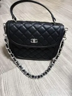 GYDA GGストーンキルティングBOX BAG ブラック 2wayのサムネイル