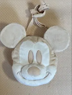 ミッキーマウス パスケース　ベージュ　ディズニーリゾート