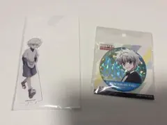 ハンターハンター キルア アクスタ 缶バッジ