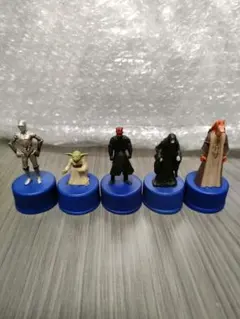 スター・ウォーズ フィギュアセット5体ペプシボトルキャップ
