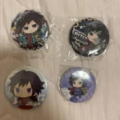 鬼滅の刃 冨岡義勇 缶バッジ ラバーストラップ ラバスト