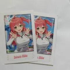 カ*姉様 ランダムチェキ風カード hololive expo さくらみこ