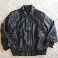 A-2 ミリタリー 羊革 ラムレザー フライトジャケット LL