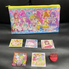 トロピカルージュプリキュア ペンケース とキュアフラミンゴスタンプとシールセットのサムネイル