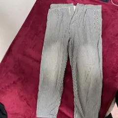 vintage WIDE DENIM ストライプ ワイドイージーパンツ