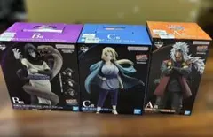 ナルト NARUTO 一番くじ 自来也 大蛇丸 綱手 フィギュア 伝説の三忍