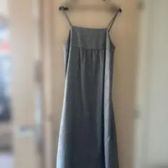 ベイクルーズ　グレー スリップスタイル サロペット