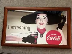 Coca-Cola コカ・コーラ 壁掛けミラー 鏡 昭和レトロ - メルカリ