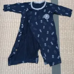 F ロンパース ネイビー 50-60　少し大きめ　コムサ