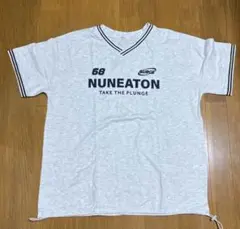 ハニーズ honeys 半袖 Tシャツ グレー Lサイズ ロゴプリント Tシャツ