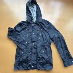 バーバリー　ブラックレーベル インナー付きフードパーカー　黒