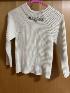 snidel ビジュー ニット