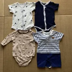 ベビー服　ロンパース　60〜70サイズ　西松屋チェーン　4枚セット