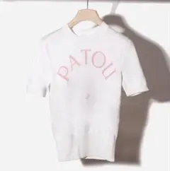 PATOU ロゴニット　ピンクのサムネイル