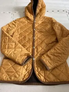 The Smock Shopスモックショップ　フード付きキルティングジャケット