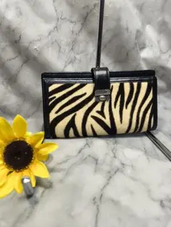 ✨希少✨Ralph Lauren✨ゼブラ✨ハラコ✨長財布✨のサムネイル