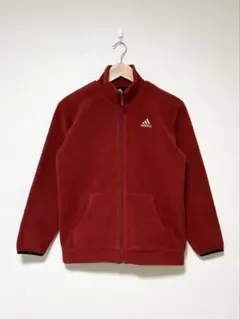 00s ADIDAS フリースジャケット ボアジャケット 万国旗タグ