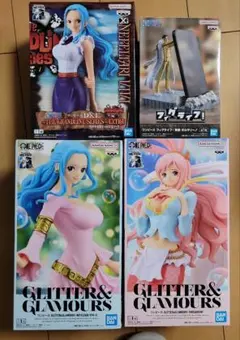 ワンピース　ビビ、しらほしフィギュア、黄猿フィグライフセット