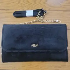 AHKAH 黒 ショルダーバッグ