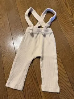 紐サスペンダー付き　リブ編みレギンス　ベビー　韓国服