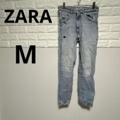 【ZARA 】M スキニーデニム ライトブルー
