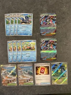 ぴ*う様 ゲッコウガex RR 進化セット　なみのりビーチSR スボミーAR