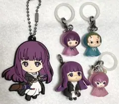 葬送フリーレン　ガチャ　5点セット　めじるしアクセサリー　ラバーマスコット