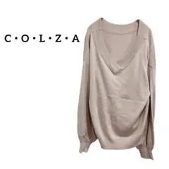 コルザ/C・O・L・Z・A Ｖネックセーター トップス シンプル オフィス 綿L