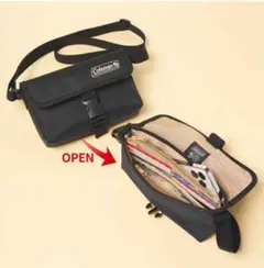 【新品】モノマックス26.3月号セブンイレブン限定コールマンお財布ショルダー