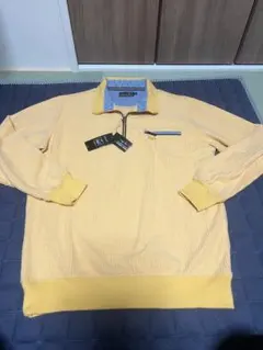 新品✨KANSAI YAMAMOTO オレンジ　ハーフ　ジップ　セーター M