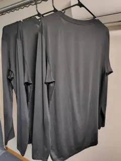ユニクロ　3枚セット　エアリズム　クルーネック　Tシャツ　Mサイズ　ブラック　黒