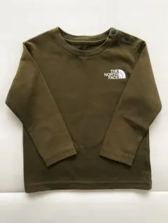 THE NORTH FACE 長袖Tシャツ オリーブ ロンT