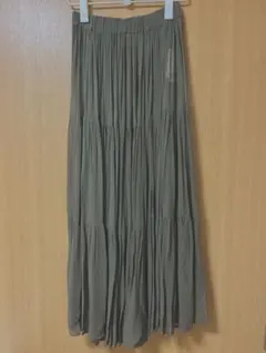 Deuxieme Classe Sheer Boho スカート カーキ 36のサムネイル