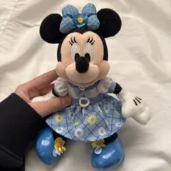 ミニーマウス ぬいぐるみバッジ