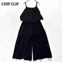 【CHIP CLIP 】 L オールインワン キャミサロペット　ブラックのサムネイル