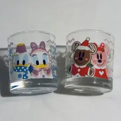 【未使用】東京ディズニーリゾート 30周年 クリスマス 2013 グラス 2個のサムネイル