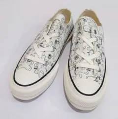 アンダーカバー コンバース アディクト クマ総柄 ローカットスニーカー 26.5