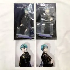 ツイステ クラブウェア アクリルスタンド アズール ジェイド フロイド